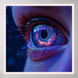 Cosmic Öga Starlight Gaze Poster