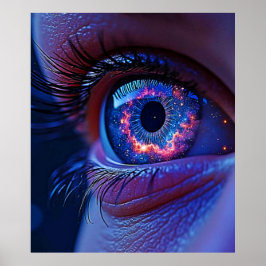 Cosmic Öga Starlight Gaze Poster