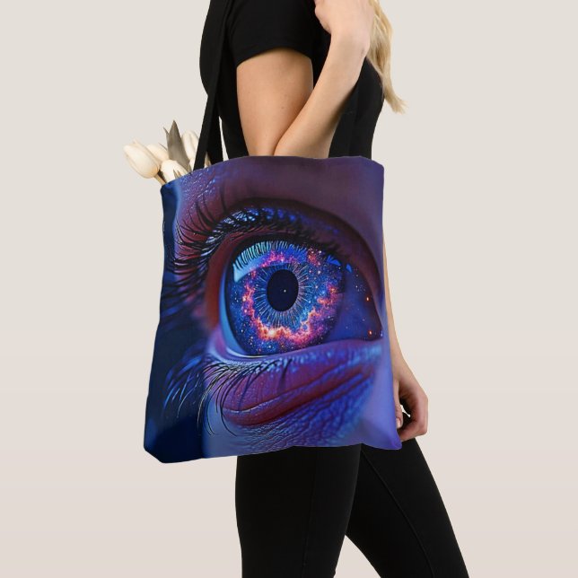 Cosmic Öga Starlight Gaze Tygkasse (Närbild)