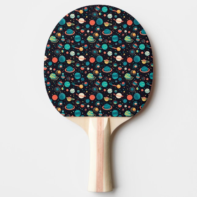 Cosmic Pattern Planets and Stars Pingisracket (Framsidan)