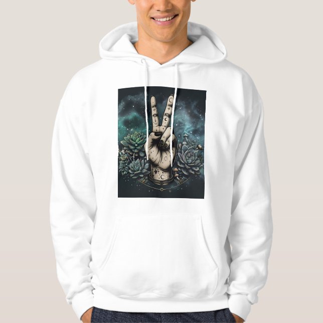 Cosmic Peace Hoodie (Framsida)