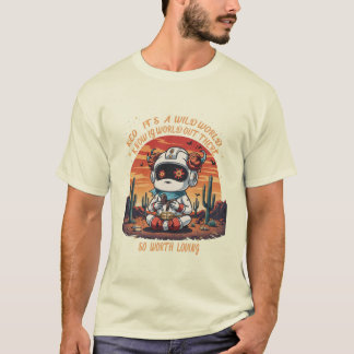 Cosmic Peace in a Vild World T Shirt