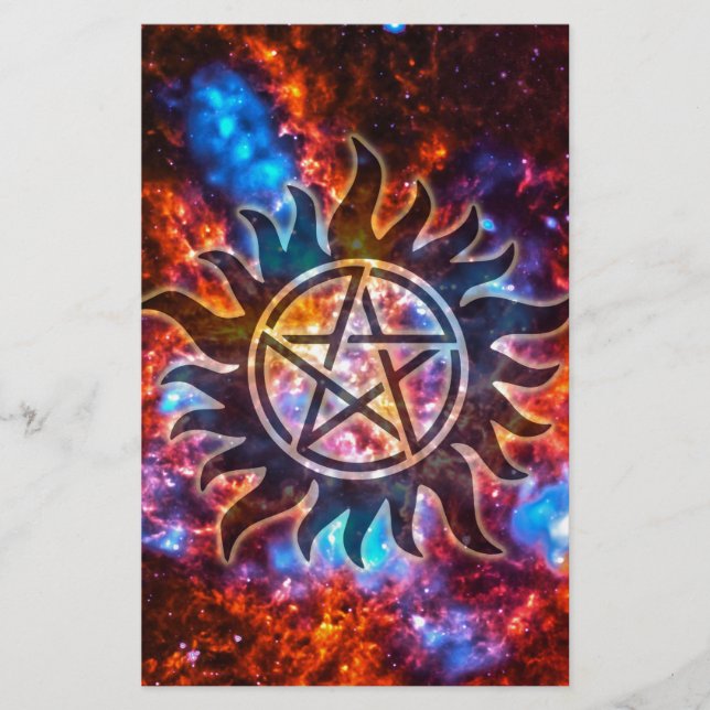 Cosmic Pentagram Brevpapper (Framsida)