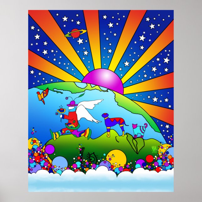Cosmic Pet World Poster XLG (Framsidan)