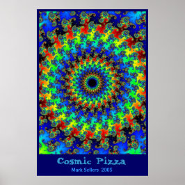 Cosmic Pizza Poster