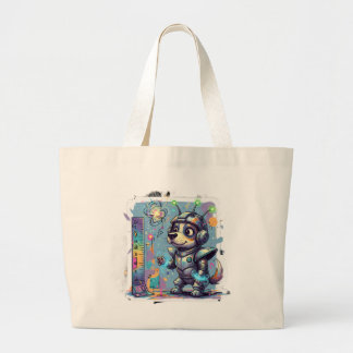 Cosmic Pup Ranger - Tote Jumbo Tygkasse