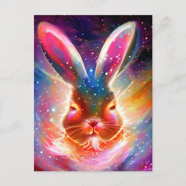 Cosmic Rabbit Vykort (Framsida)