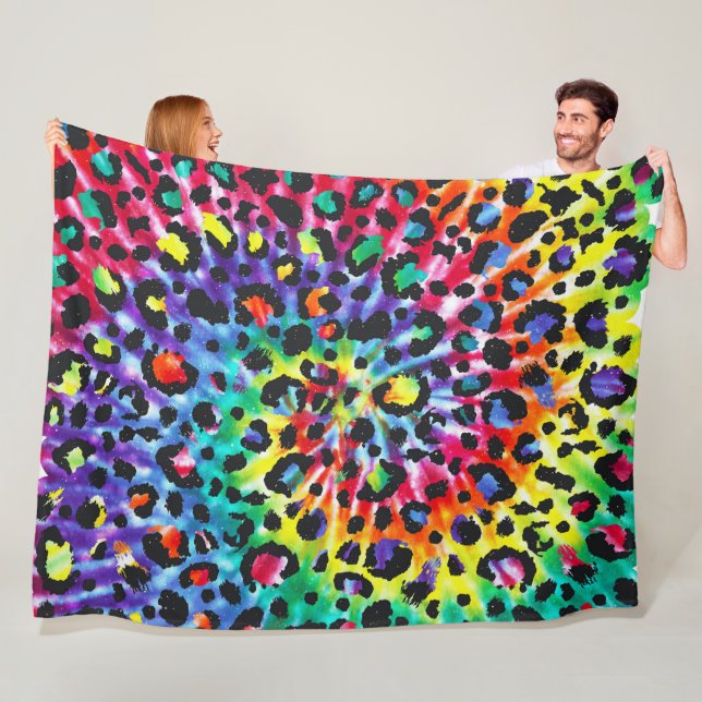 Cosmic Rainbow 60x80 Fleece Blanket (På plats)