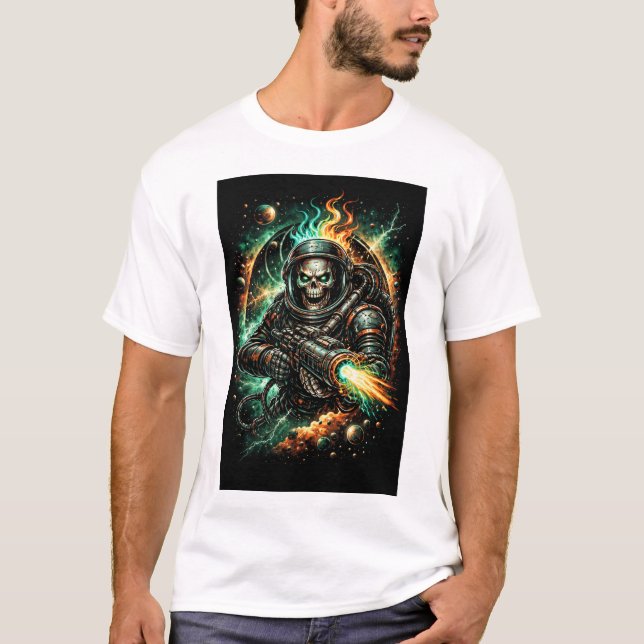 Cosmic Reaper: Galactic Annihilator T-Shirt (Framsida)
