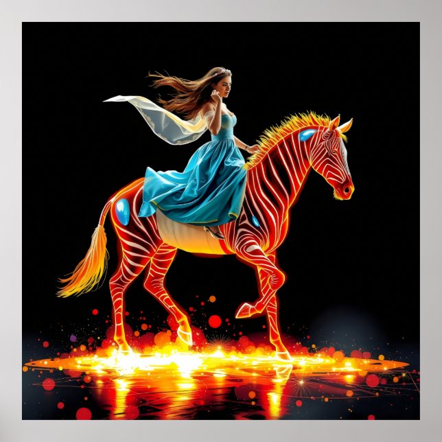 Cosmic Rider: A Blaze of Elegance Poster (Framsidan)