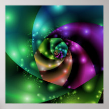 Cosmic Ro Fractal Poster