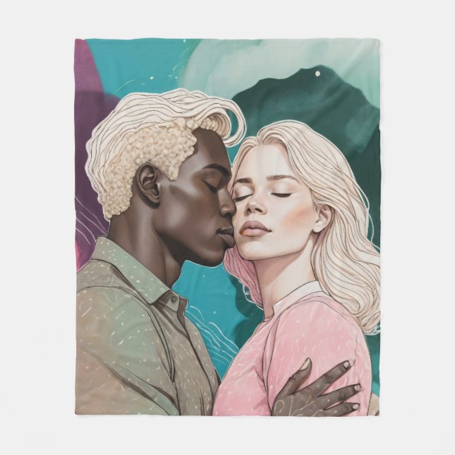 Cosmic Romantik Fleecefilt (Framsidan)