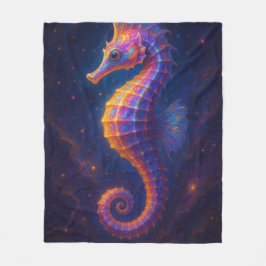Cosmic Seahorse Fleecefilt