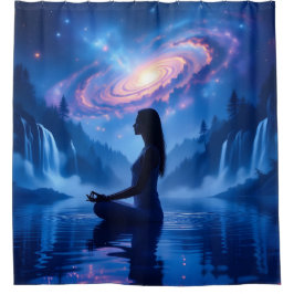Cosmic Serenity Shower Curtain