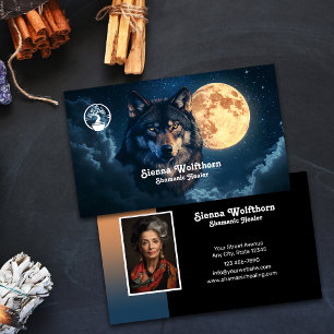 Cosmic Shamanic Healer Visitkort