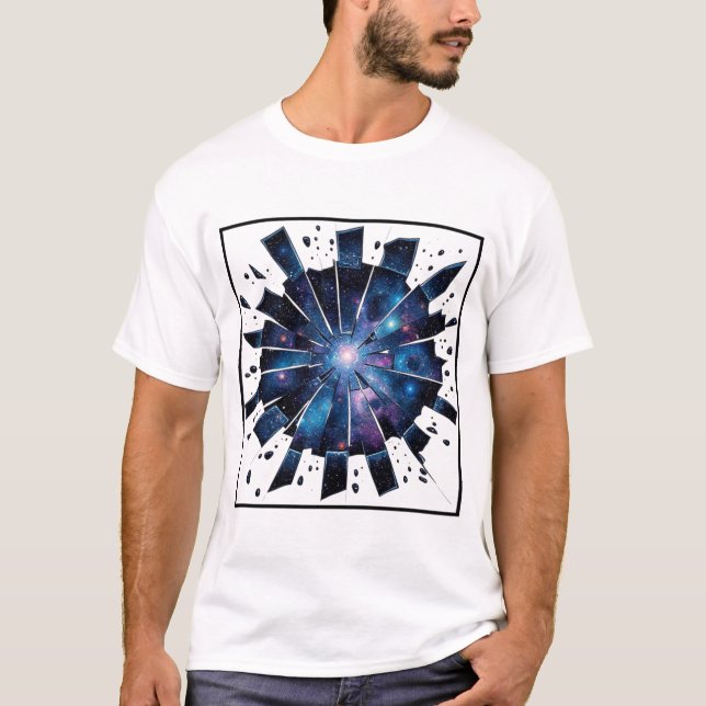 Cosmic Shatter T Shirt (Framsida)