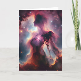 Cosmic Silhouette, Dam-Shaped Nebula och Stars Kort