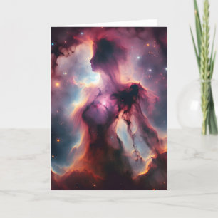 Cosmic Silhouette, Dam-Shaped Nebula och Stars Kort