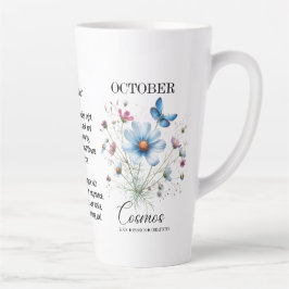 Cosmic Sip October Birth Flower Mug of Love