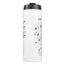 Cosmic Sip • October Birth Flower Thermal Tumbler 