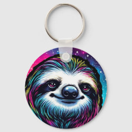 Cosmic Sloth Nyckelring