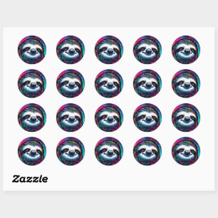 Cosmic Sloth Runt Klistermärke