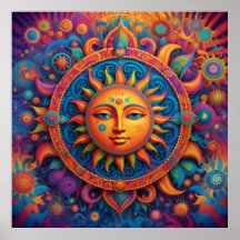 Cosmic Sol: A Psychedelic Tapestry -