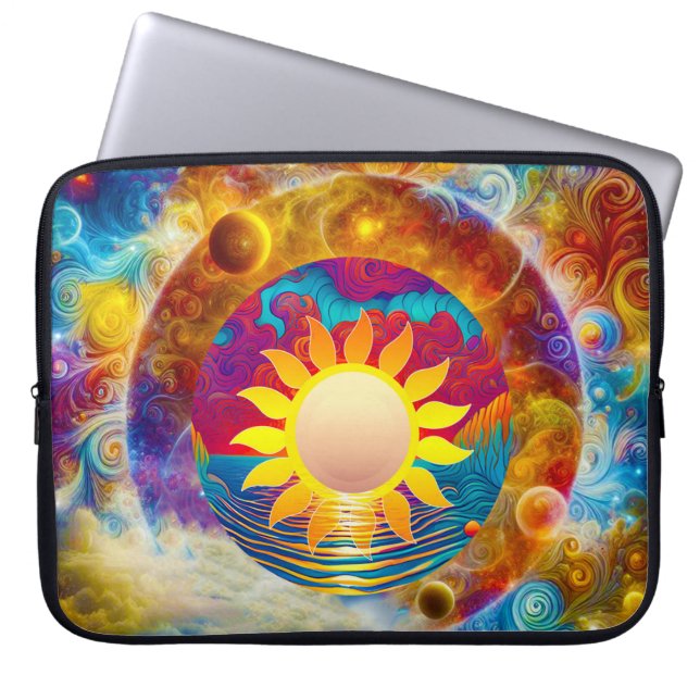 Cosmic Sol Laptop Fodral (Framsidan)