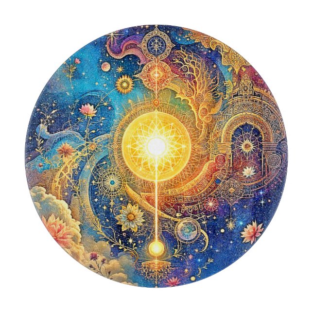 Cosmic Sol Mandala Art (Framsidan)