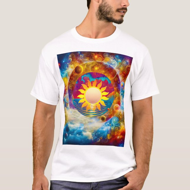 Cosmic Sol T Shirt (Framsida)
