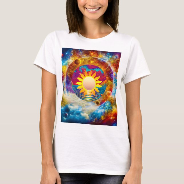 Cosmic Sol T Shirt (Framsida)