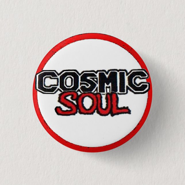 Cosmic Soul - Round Circle Logotyp Knapp (Framsida)