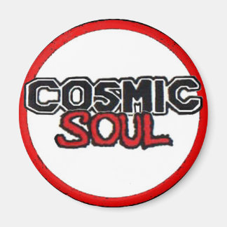Cosmic Soul - Round Circle Logotyp Magnet