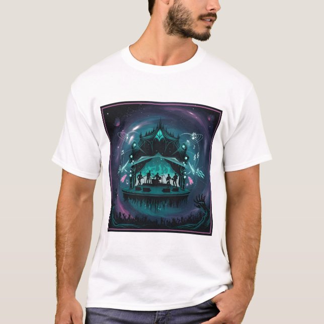 Cosmic Soundwave T Shirt (Framsida)