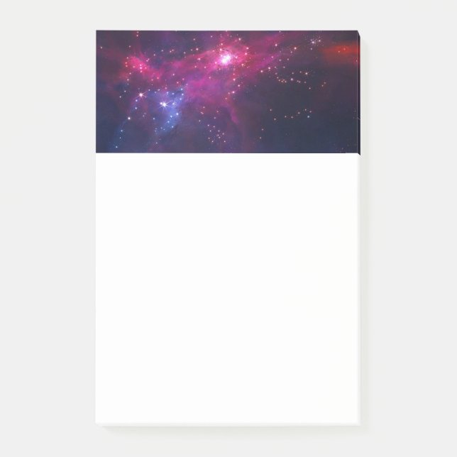Cosmic Space Stars och Nebula Post-it Block (Framsida)