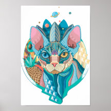 Cosmic Sphynx Cat