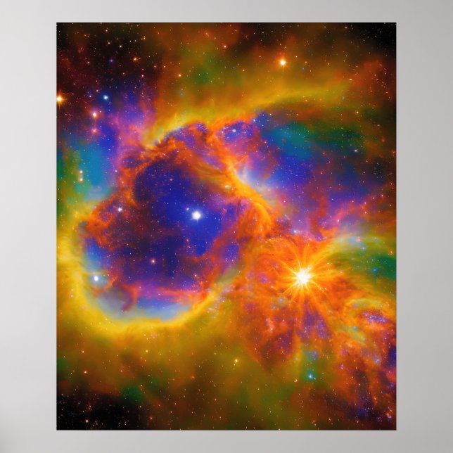 Cosmic Star Galaxy Poster (Framsidan)