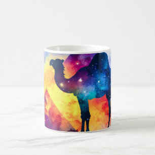 Cosmic Starry Night Egyptian Camel Ligcape Kaffemugg