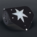 Cosmic Stars Black Neck tie Slips<br><div class="desc">Wrap the cosmos around your neck with our "Cosmic Stars Black Neck tie." This eye-catching tie features a dazzling pattern of white and silver stars, adding an ethereal touch to any outfit. Ideal for galas, proms, or simply elevating your everyday style, it's a unique statement piece for any man who...</div>