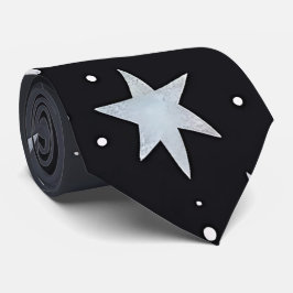 Cosmic Stars Black Neck tie Slips