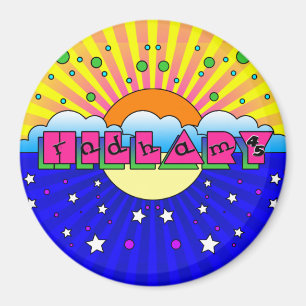 Cosmic Stil Hillary Firande Poster Magnet