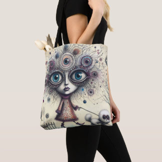 "Cosmic Stroll" Tote Bag by DAKimage Tygkasse