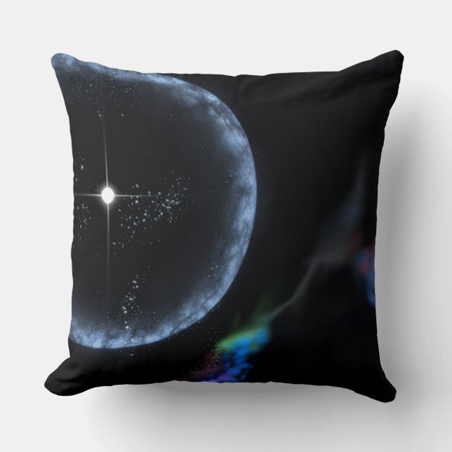 "Cosmic Supernova" Throw Pillow Kudde (Framsida)