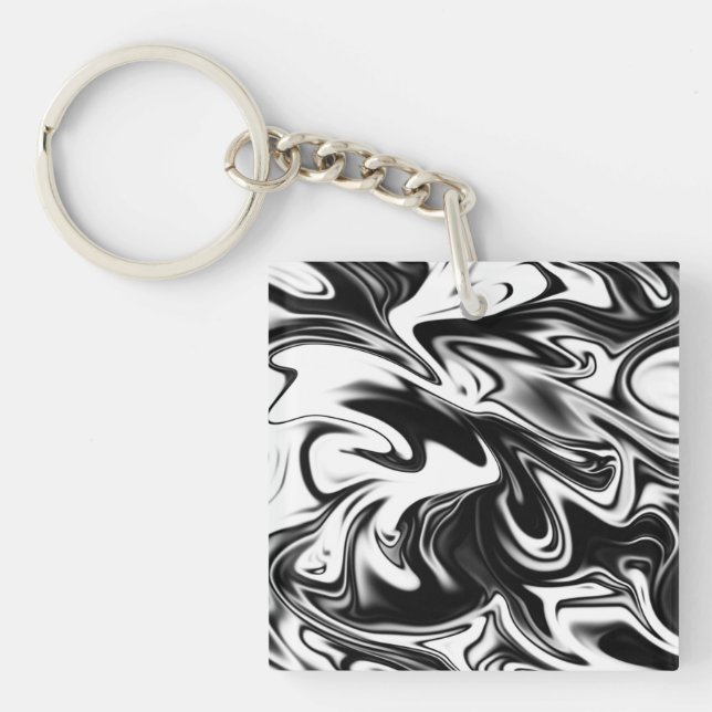 "Cosmic Swirl: The Black and White Marble Elegance (Framsidan)