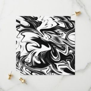 "Cosmic Swirl: The Black and White Marble Elegance Spara Datumet