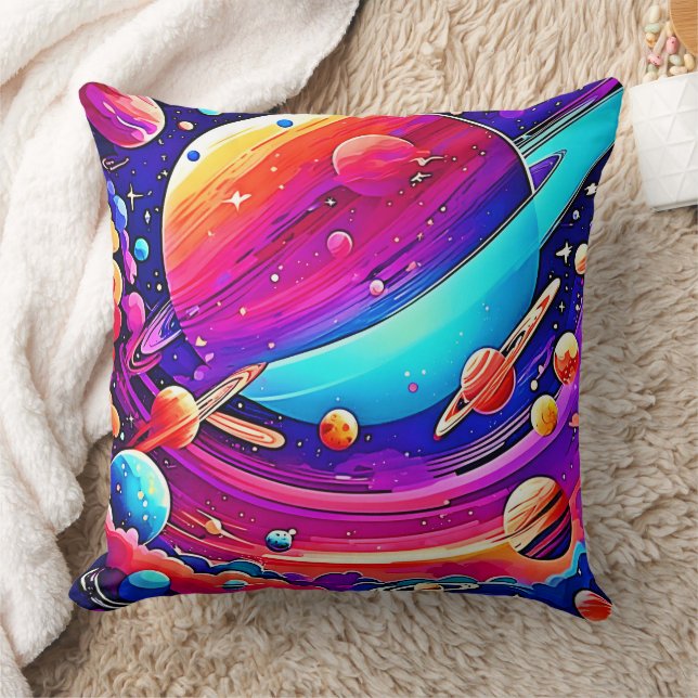 Cosmic Symphony Artwork Kudde (Filt)