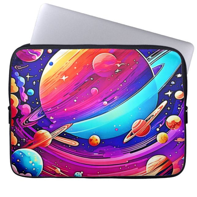 Cosmic Symphony Artwork Laptop Fodral (Framsidan)