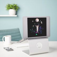 Cosmic Symphony Vinyl Sticker