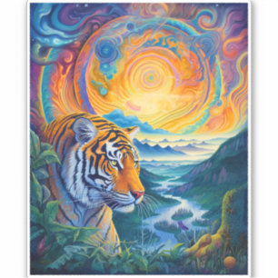 Cosmic Tiger Klistermärken