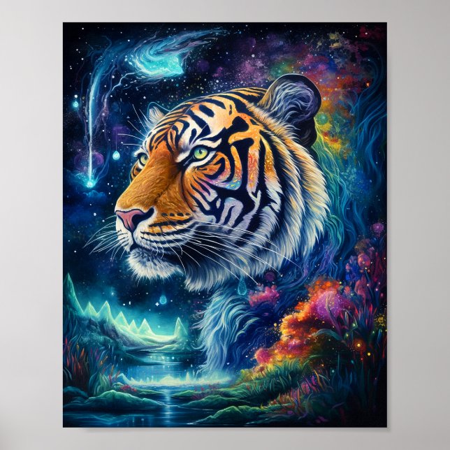 Cosmic Tiger Poster (Framsidan)